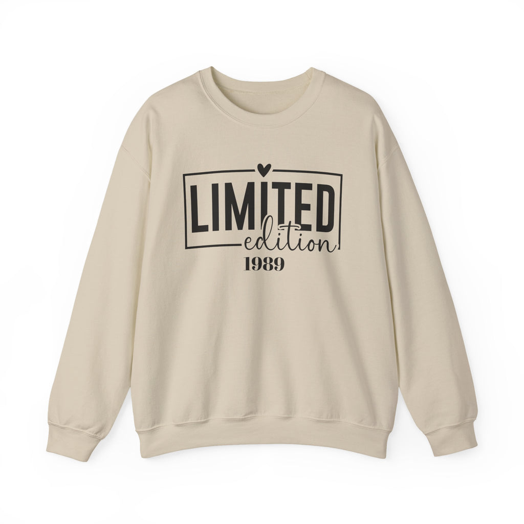 Limited Edition custom date of birth Unisex Crewneck Sweatshirt