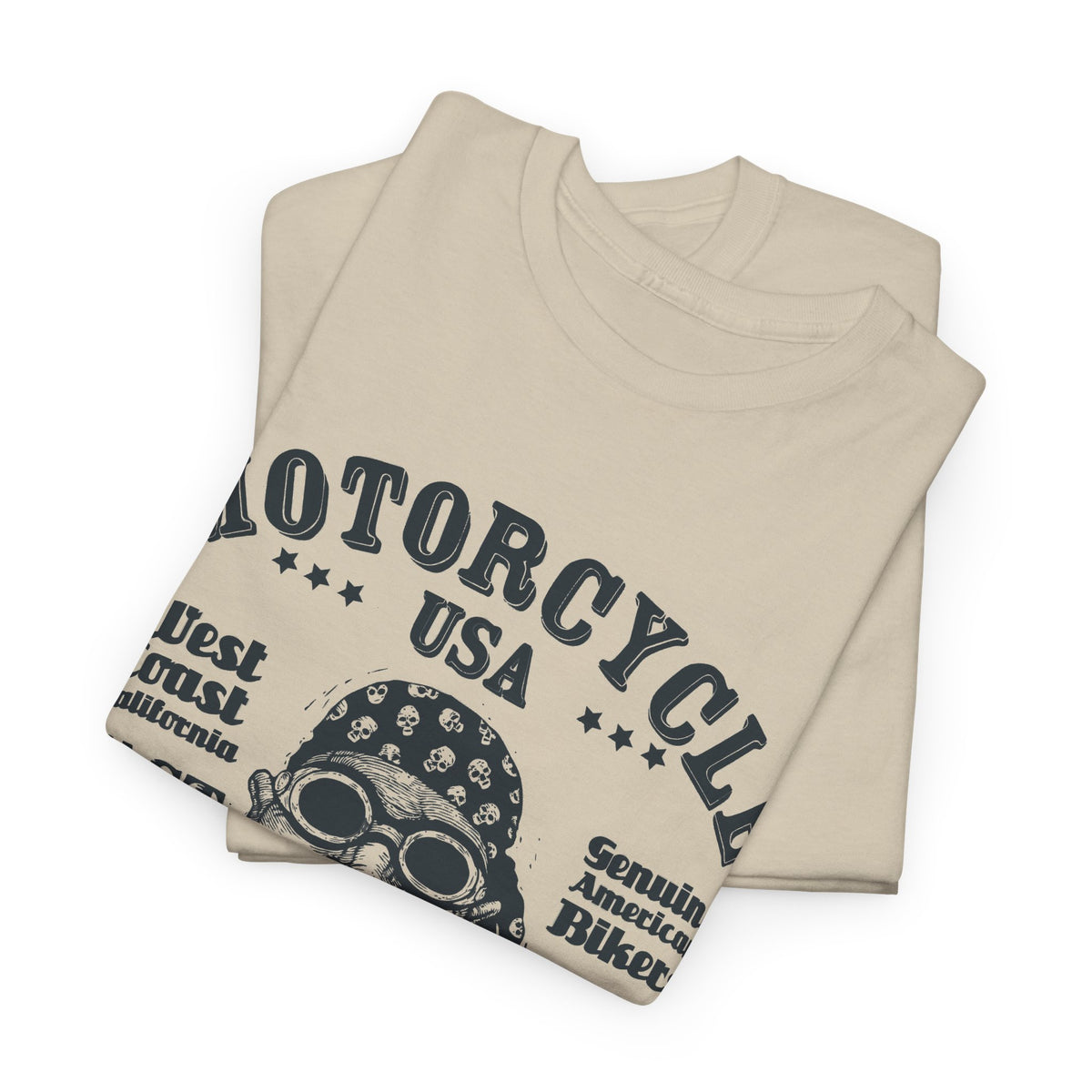 USA Motorcycle T-Shirt – Vintage Biker Life Graphic Tee