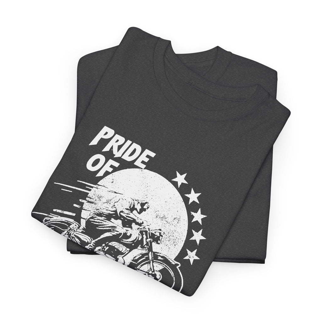 American Biker T-Shirt – Pride of the American Road Vintage Motorcycle Tee