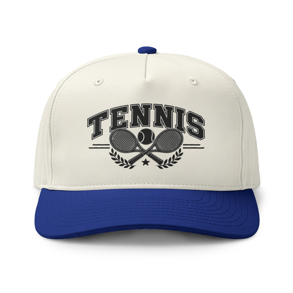 Tennis Two-Tone Cap – Classic Tennis Racket Sports Hat
