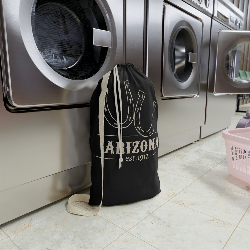 Arizona Horseshoes Laundry Bag | State Pride, Vintage Western Design