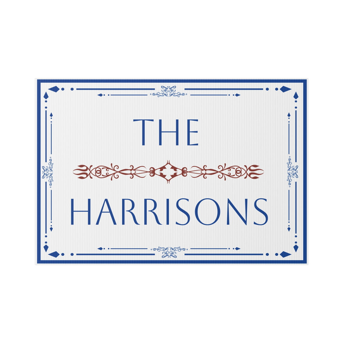 Personalized Family Name Yard Sign – Custom Last Name Lawn Sign – Y4