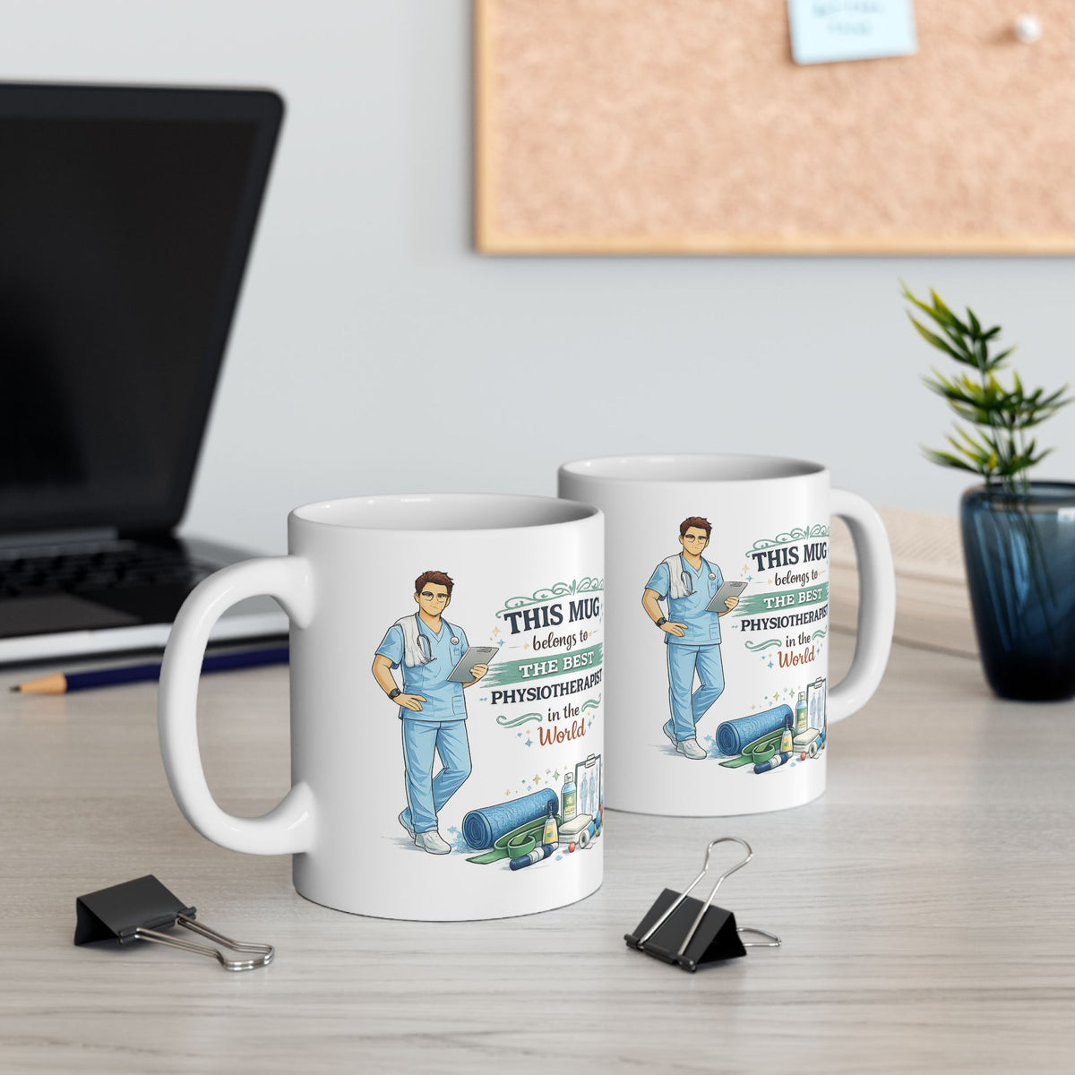 Best Physiotherapist Mug This Mug Belongs To The Best Physiotherapist in the World, Physical Therapist Gift