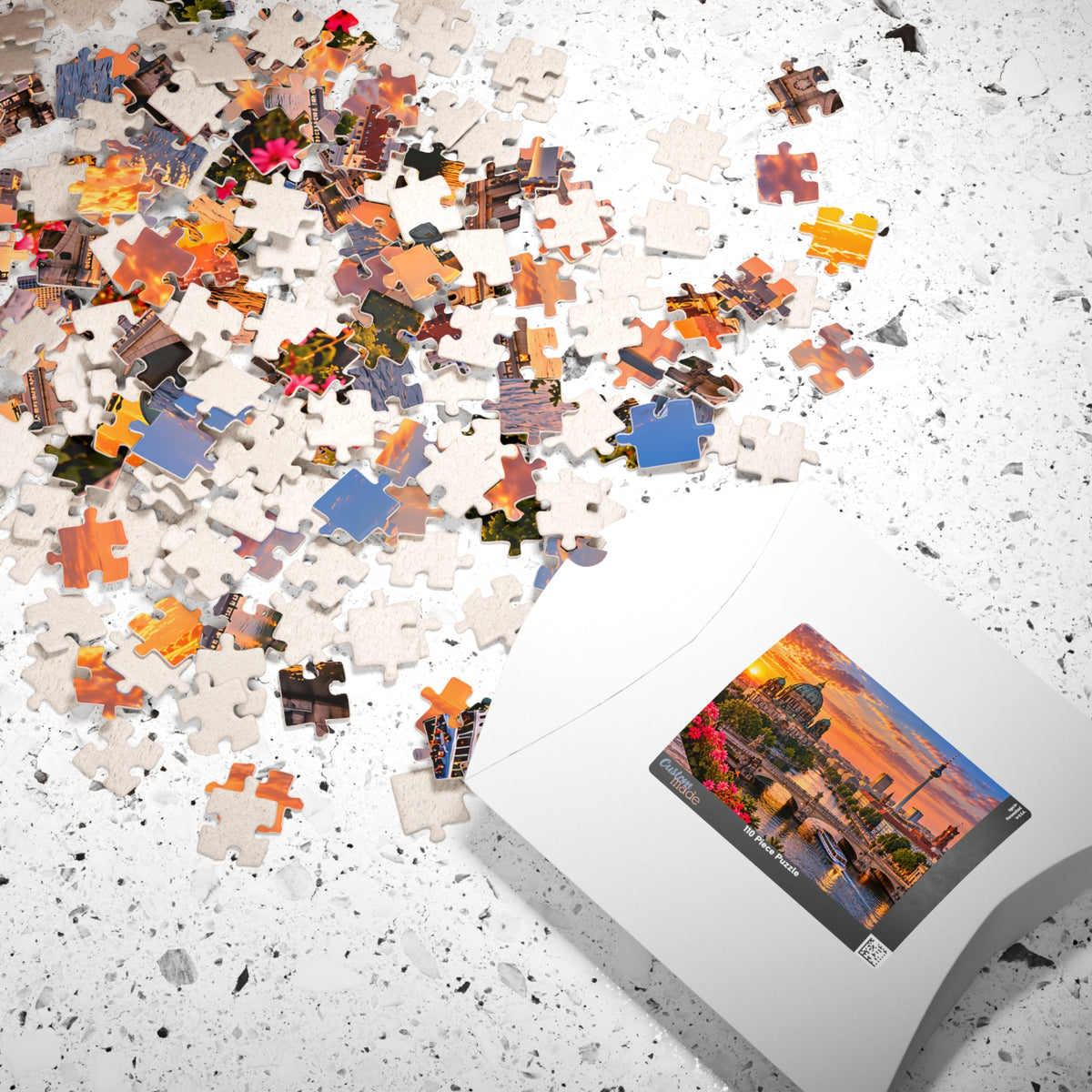 Berlin Germany Puzzle – TV Tower & City Skyline Jigsaw Puzzle (110, 252, 520, 1014-piece)