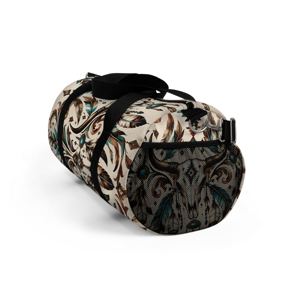 Southwestern Western Duffel Bag – Turquoise Boho Design