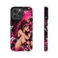 Pink Grunge Anime Girl Phone Case – Urban Streetwear Tough Case