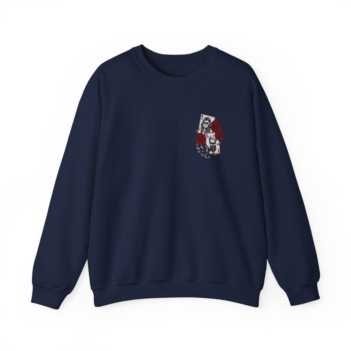 Gothic Floral Sweatshirt -  Edgy Streetwear