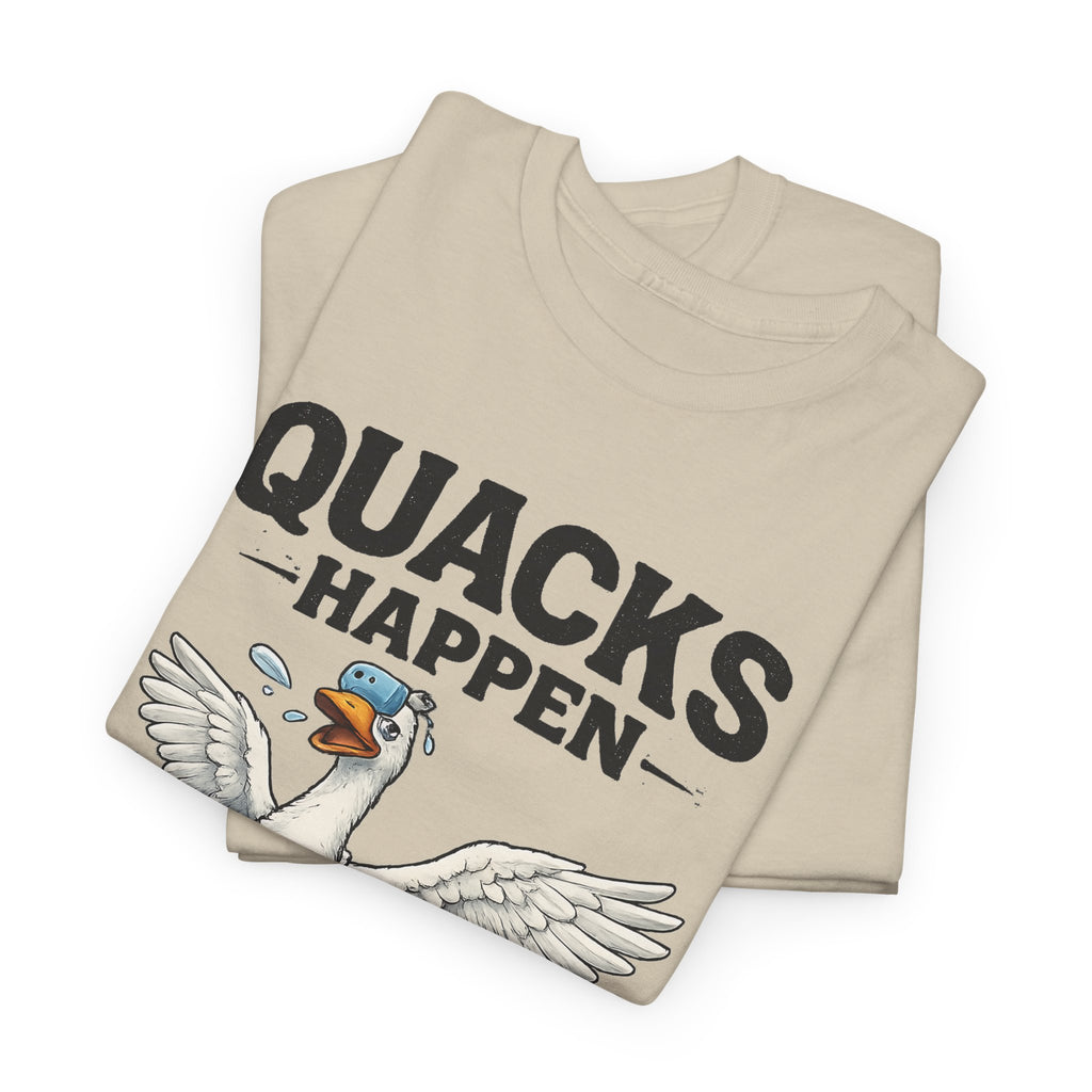 “Quacks Happen” Diabetes T-Shirt – Funny Diabetic Duck Graphic Tee