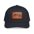 North Carolina Leather Patch Mid Profile Baseball Cap – State Heritage Hat