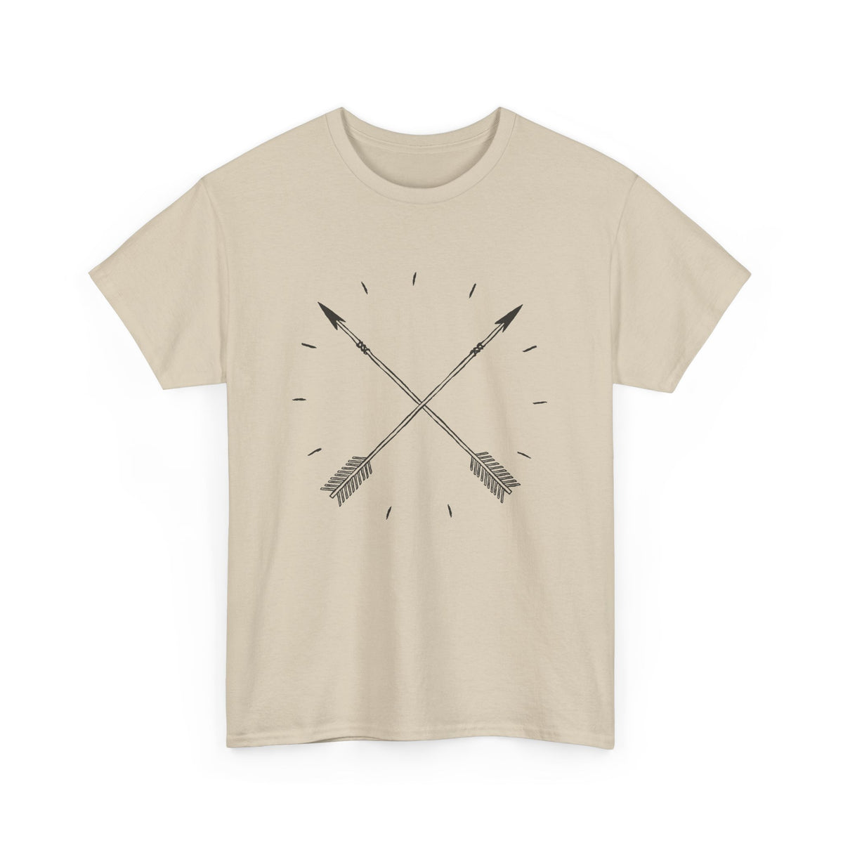 Crossed Arrows T-Shirt – Minimal Boho Outdoor & Adventure Graphic Tee