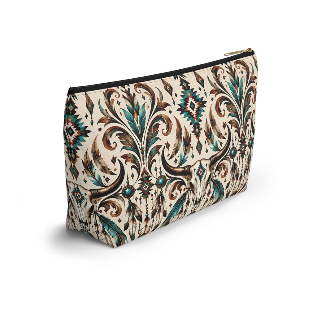 Western Longhorn Pouch – Southwestern Boho Pattern