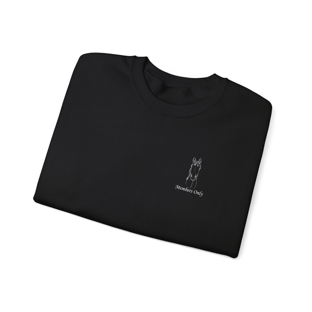 Minimalist 'Meowtain Climb' Crewneck Sweatshirt