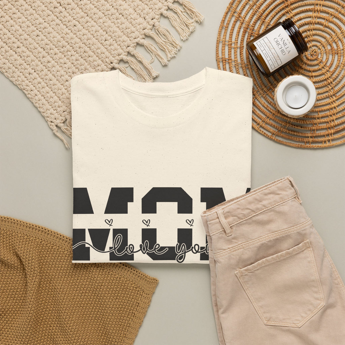 “Mom, I Love You” T-Shirt – Minimalist Mother’s Day Gift Tee