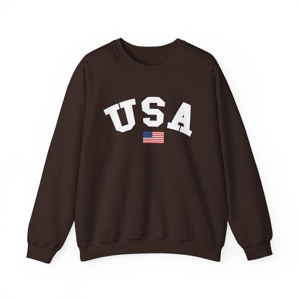 USA Heritage Sweatshirt – Classic American Flag Graphic