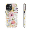 Pastel Floral Tough Phone Case – Watercolor Flower Design