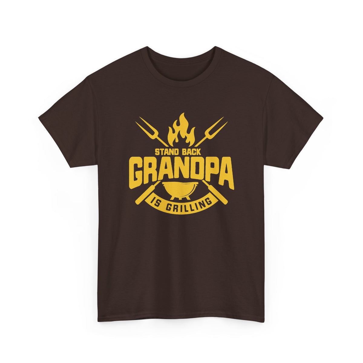 “Grandpa Is Grilling” T-Shirt – Funny BBQ & Grill Graphic Tee