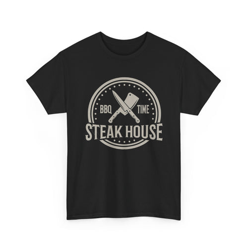 BBQ Steakhouse T-Shirt – Grill Master & Barbecue Graphic Tee