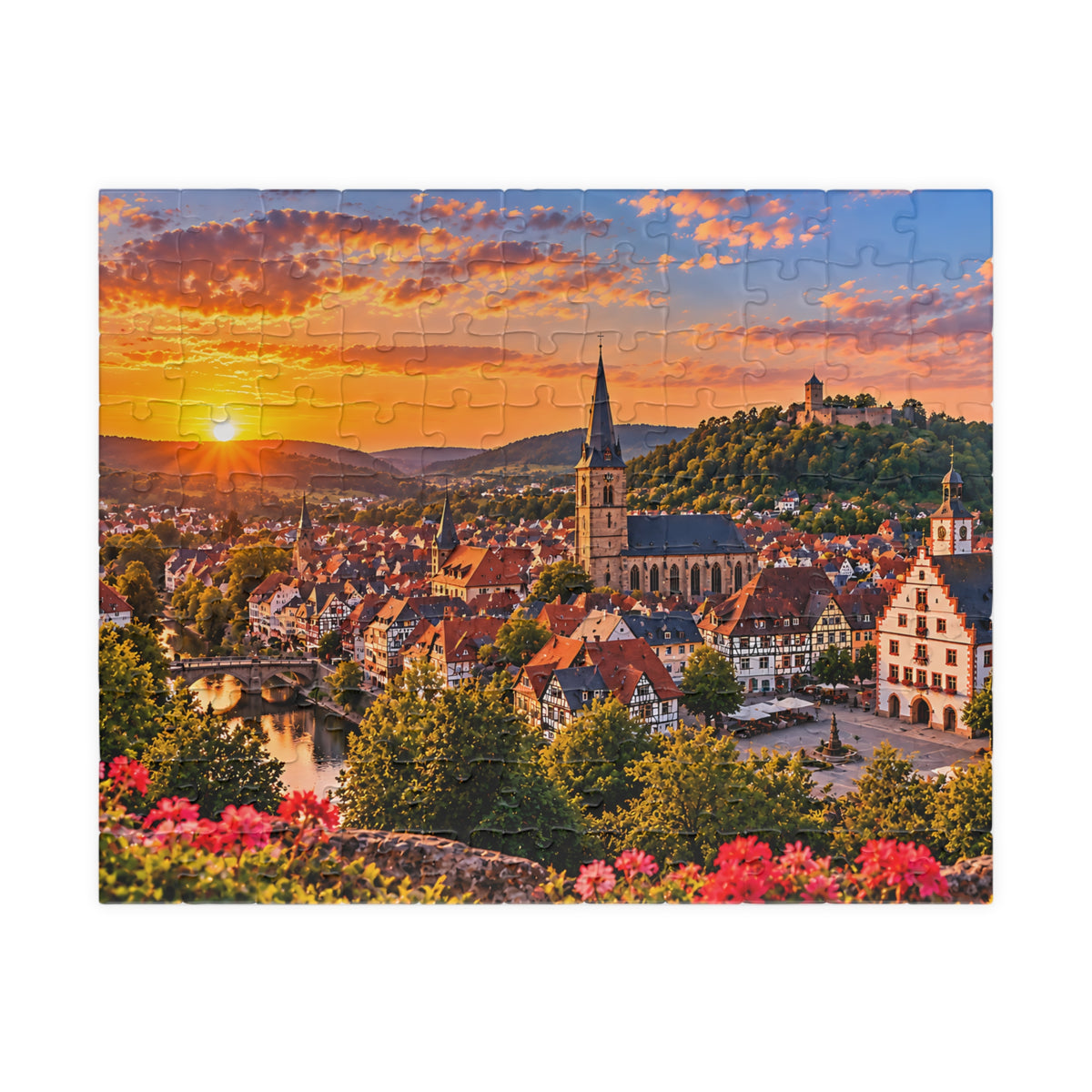 Schmalkalden Germany Puzzle – Historic Town Jigsaw Puzzle (110, 252, 520, 1014-piece)