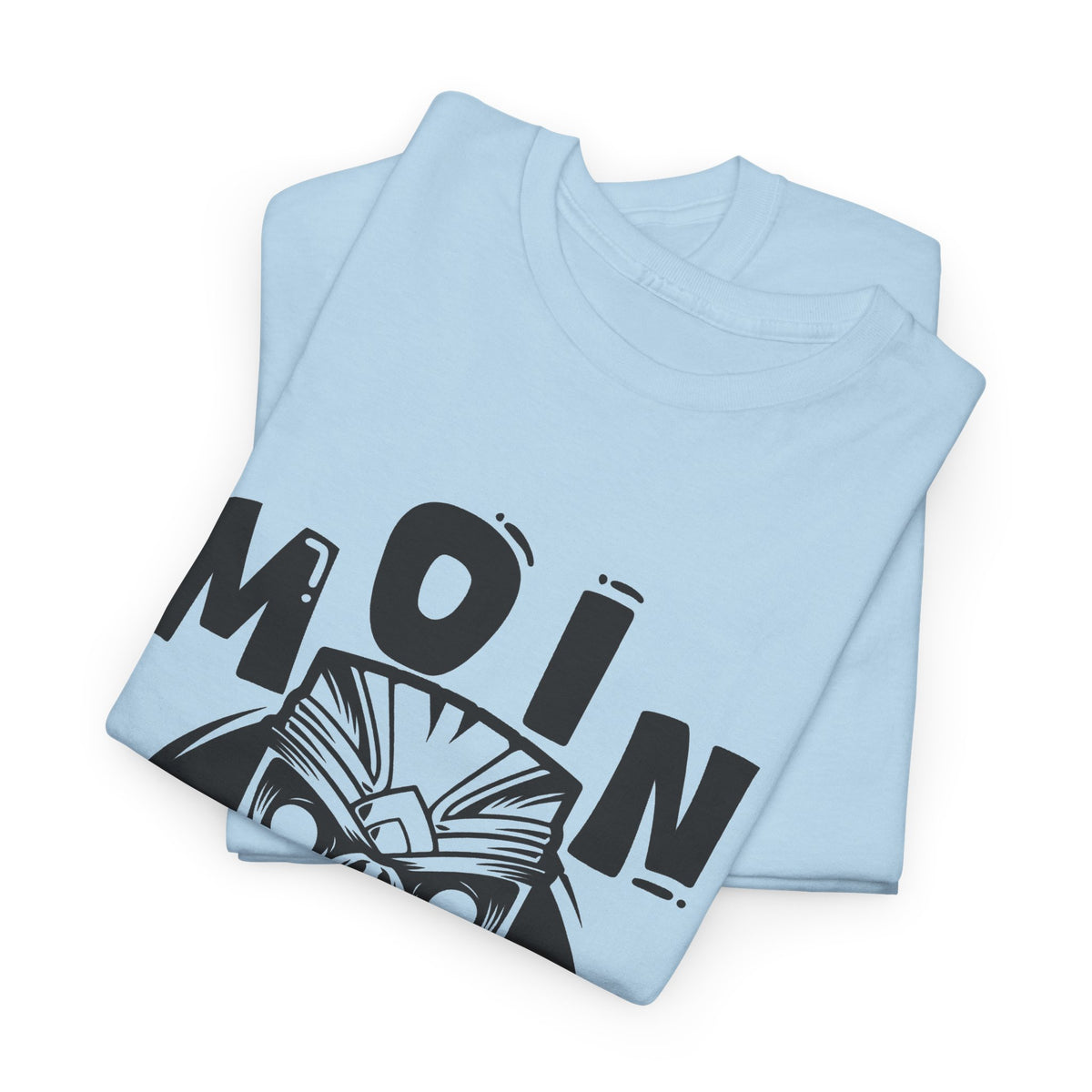 “MOIN” Tiki Mask T-Shirt – Tropical Streetwear Graphic Tee