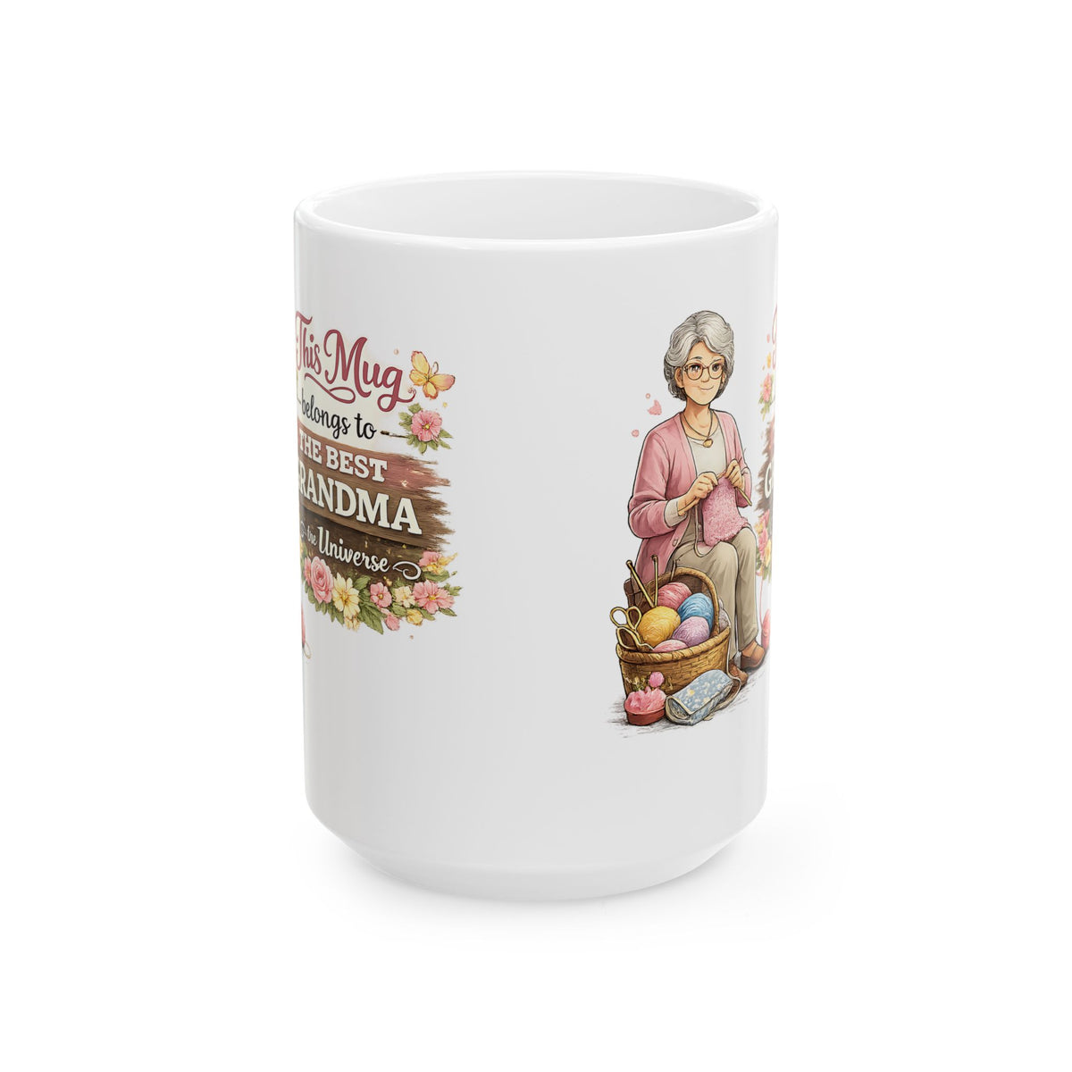 Best Grandma Mug This Mug Belongs To The Best Grandma in the Universe, Grandma Coffee Mug Gift
