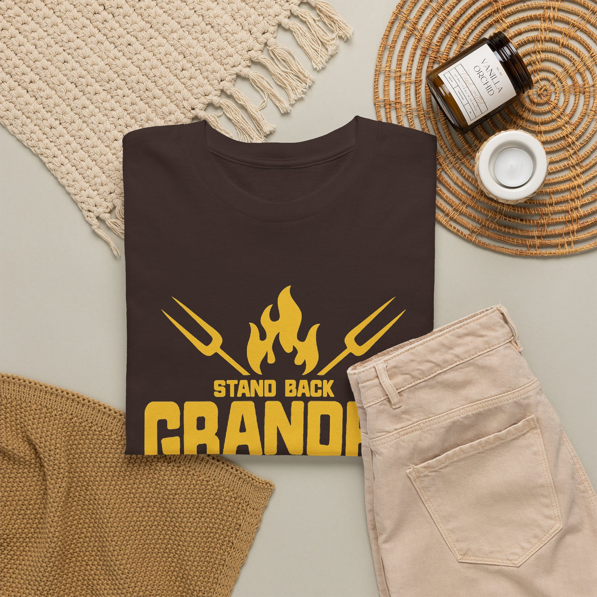 “Grandpa Is Grilling” T-Shirt – Funny BBQ & Grill Graphic Tee