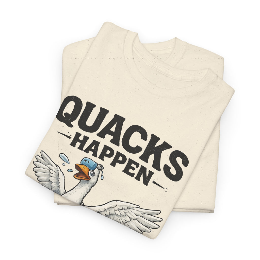 “Quacks Happen” Diabetes T-Shirt – Funny Diabetic Duck Graphic Tee
