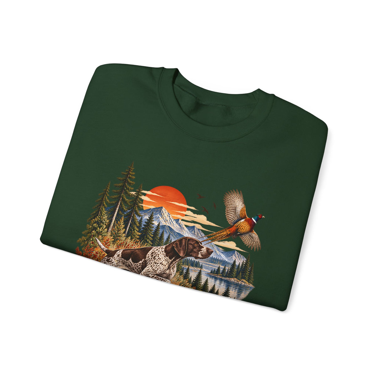 Hunting Dog & Pheasant Sweatshirt – Outdoor Hunter Design