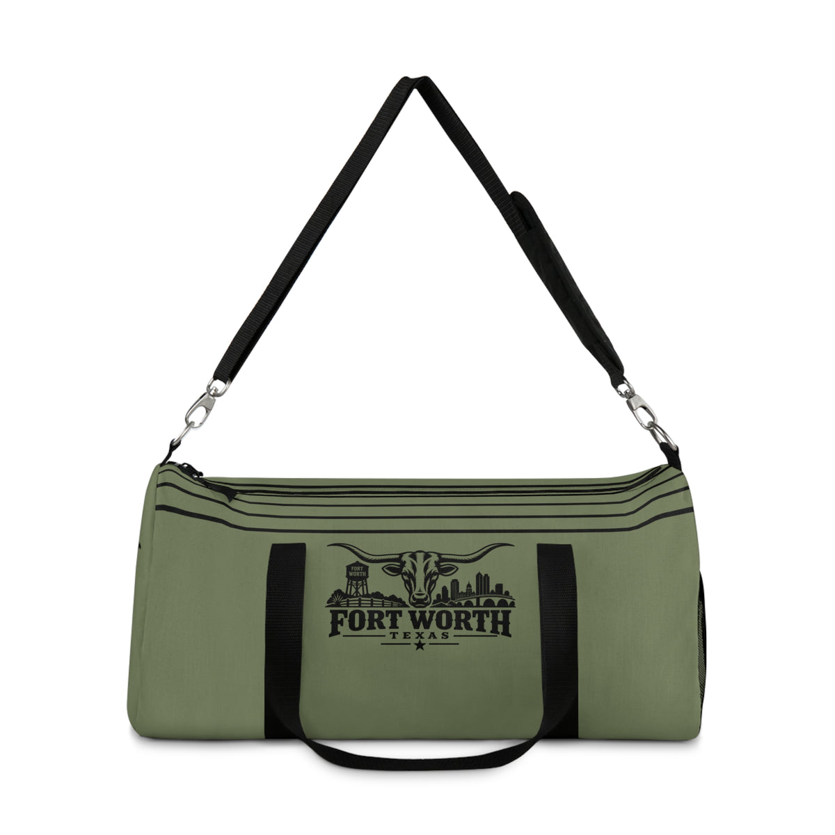 Fort Worth Texas Duffel Bag – Western Longhorn Design