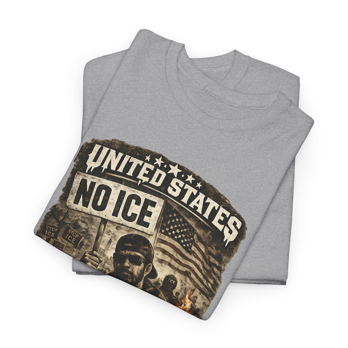No ICE T-Shirt – United States Statement Streetwear Graphic Tee