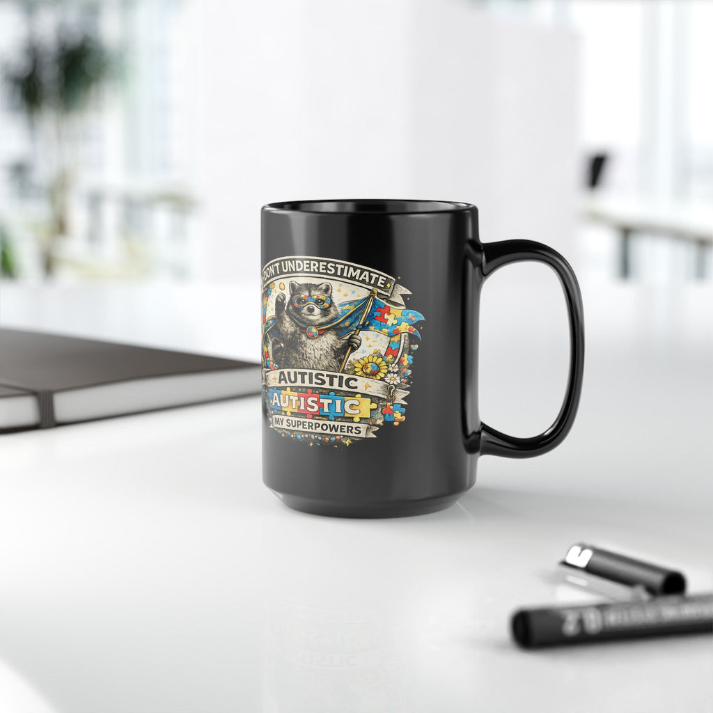 Autism Awareness Mug Dont Underestimate Autistic Superpower Coffee Cup Gift