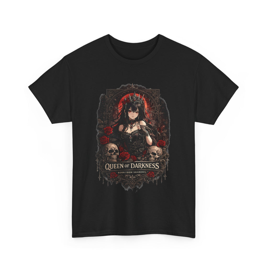Queen of Darkness T-Shirt – Gothic Girl Dark Fantasy Graphic Tee