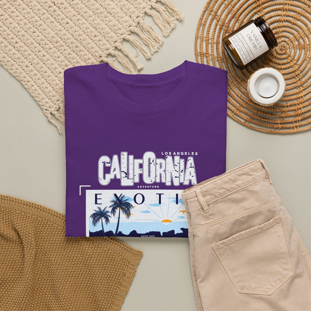 California Beach T-Shirt – Sunset Coastal Graphic Tee