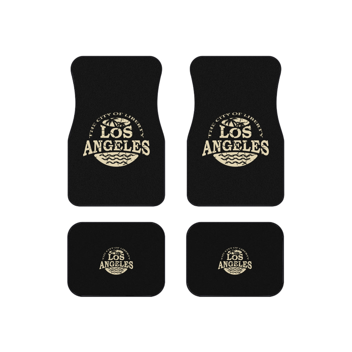 Los Angeles Car Floor Mats – California 4-Piece Set