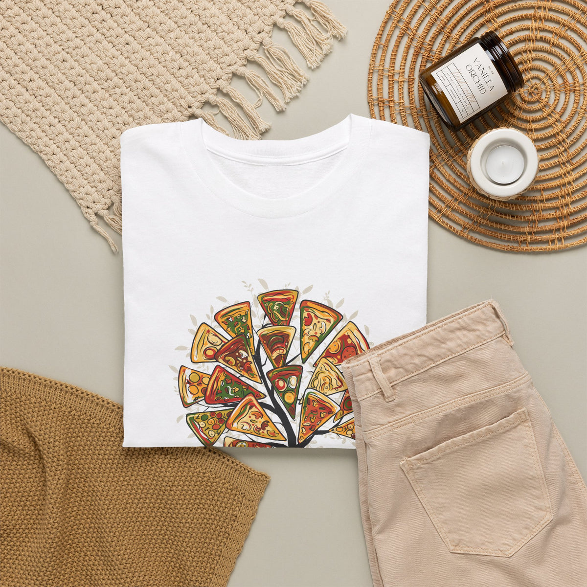 Pizza Tree T-Shirt – Funny Pizza Lover Graphic Tee
