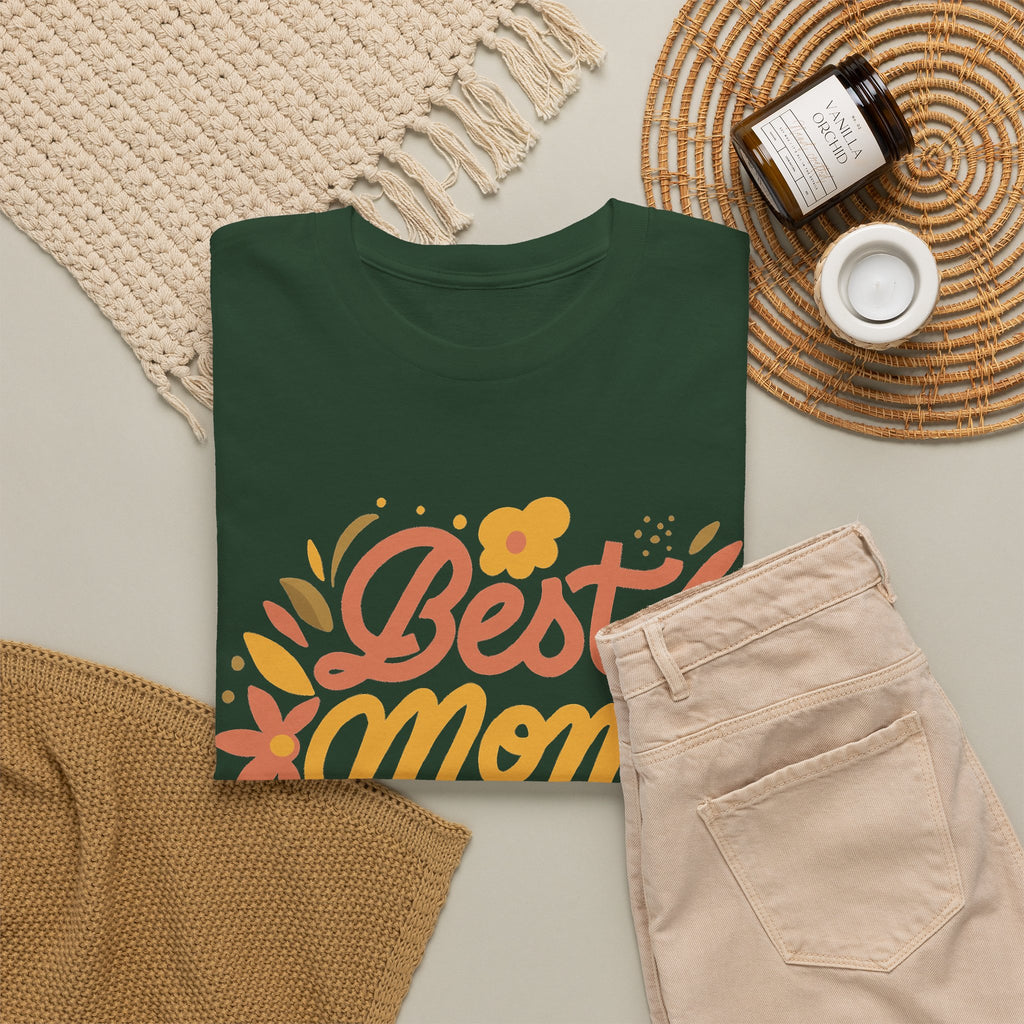 “Best Mom Ever” T-Shirt – Floral Mother’s Day Gift Graphic Tee