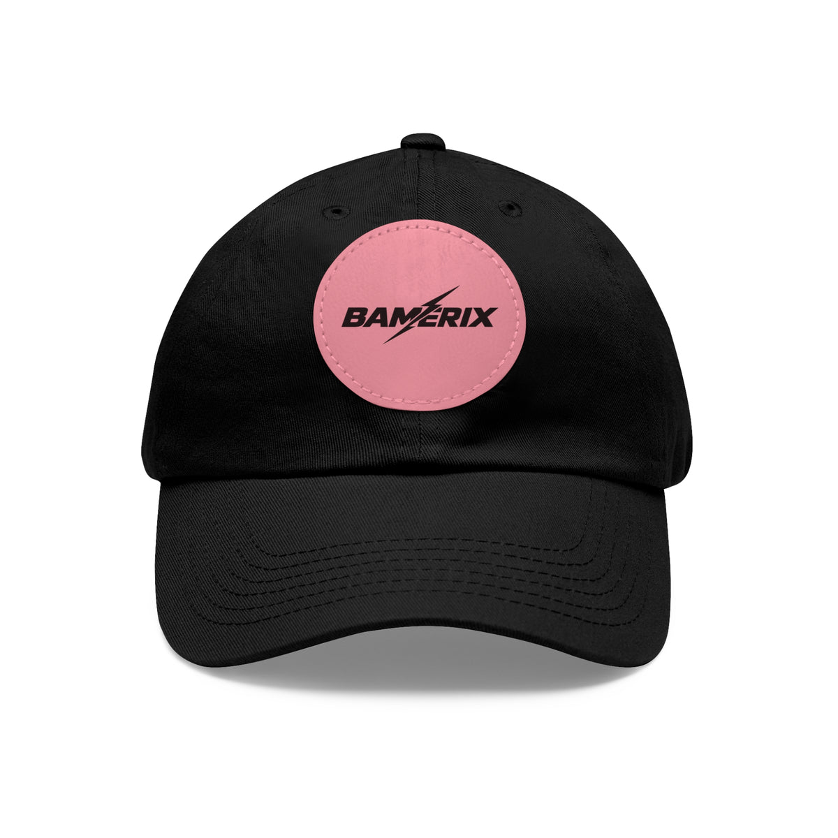 Bamerix Leather Patch Dad Hat – Classic Logo Baseball Cap