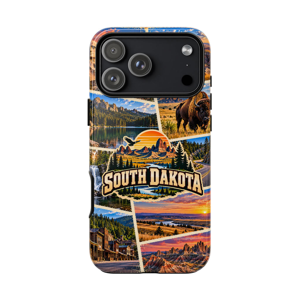 South Dakota Tough Phone Case – Scenic Travel Collage