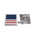 Stylized American Flag Cufflinks – Patriotic USA Cufflinks