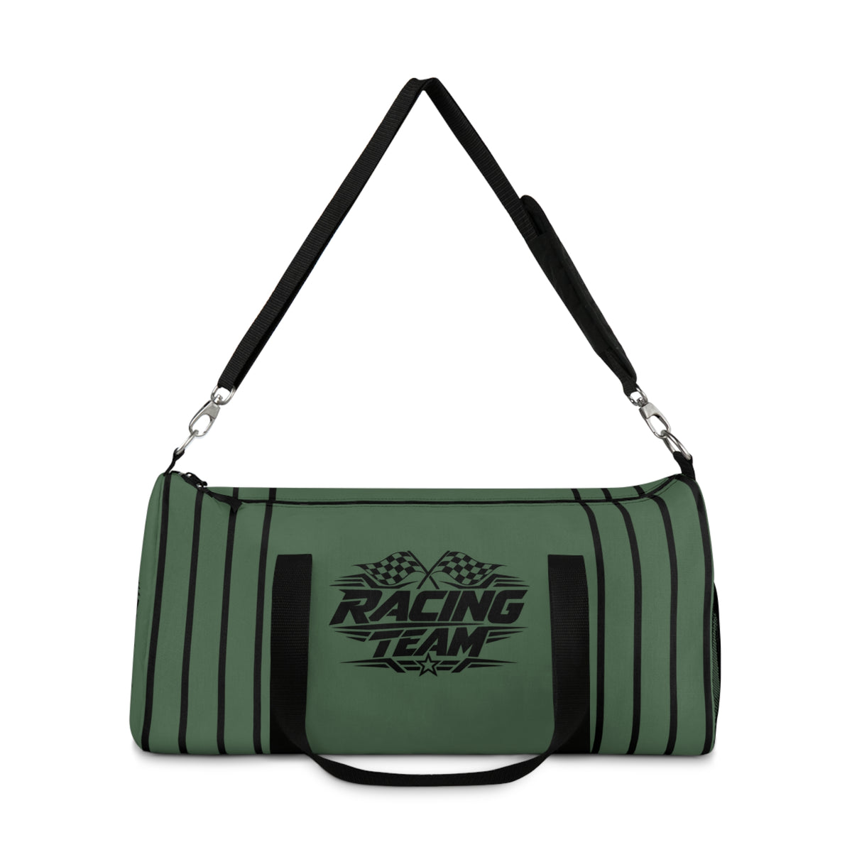 Racing Team Duffel Bag – Olive Green Motorsport Design