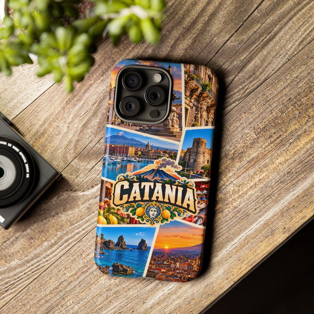 Catania Sicily Tough Phone Case – Italian Travel Collage