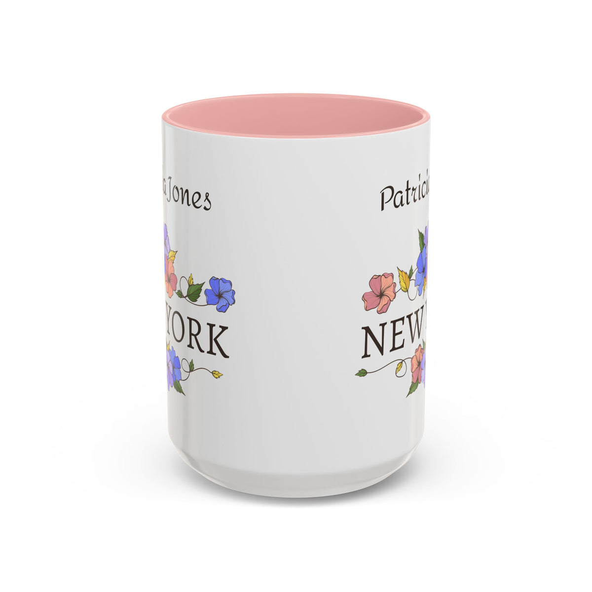 Personalized New York Mug with Name – Floral NYC Gift