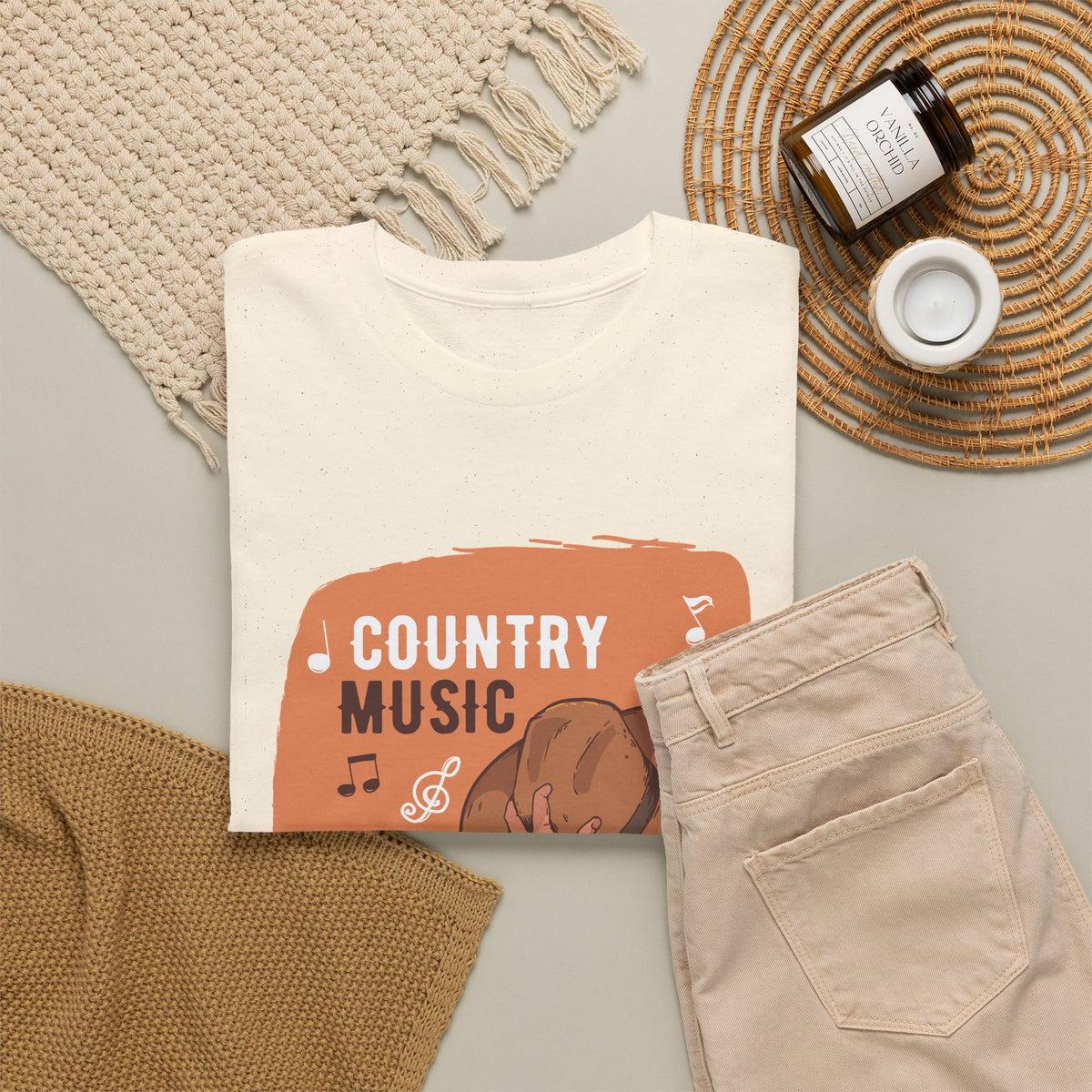 Country Music T-Shirt – Vintage Western Cowboy Music Graphic Tee