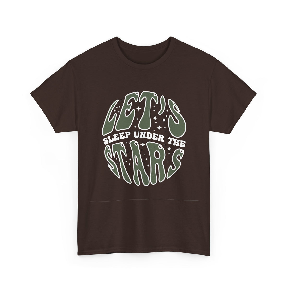 “Let’s Sleep Under the Stars” T-Shirt – Camping & Outdoor Graphic Tee
