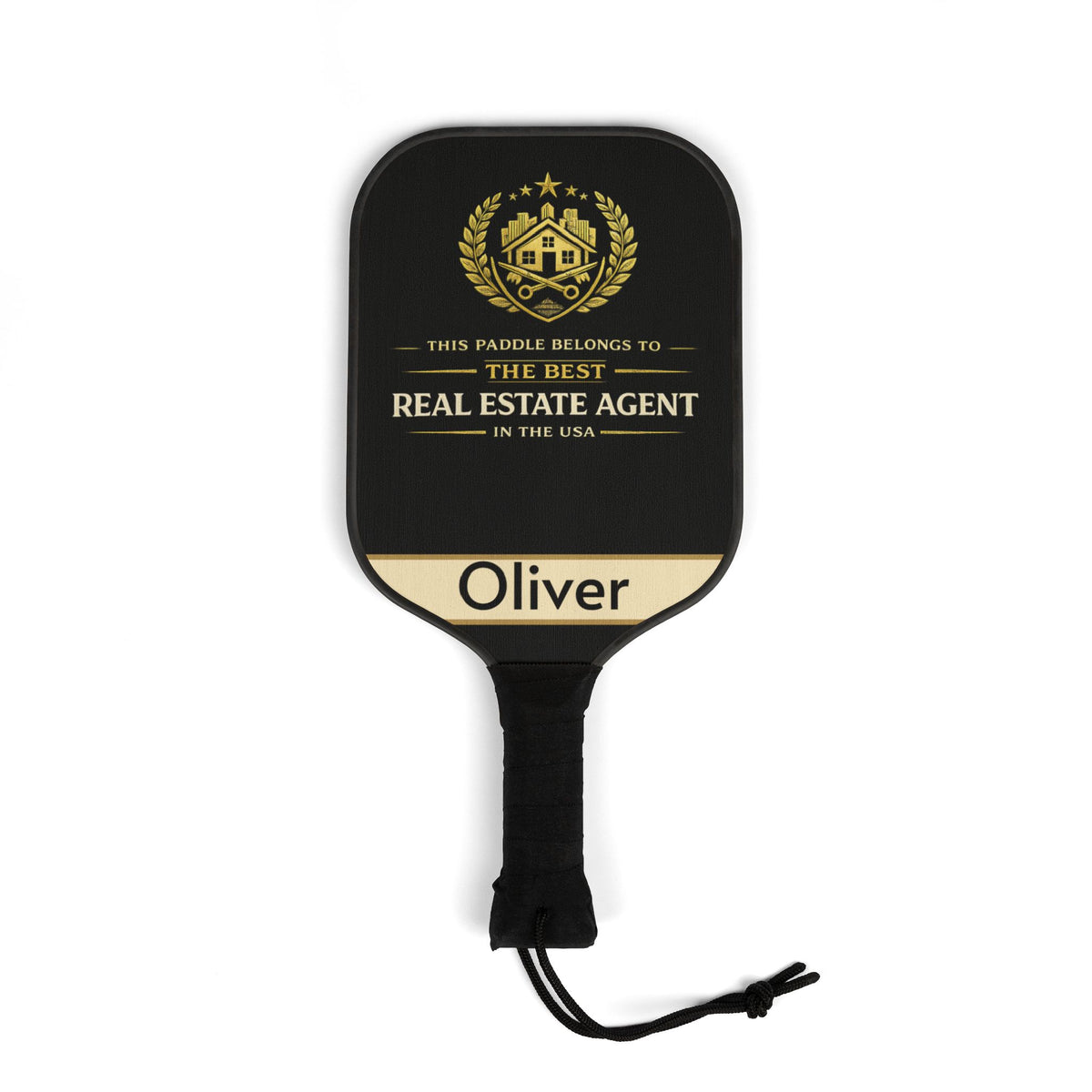 Personalized Real Estate Agent Pickleball Paddle Set | Custom Realtor Gift for Him or Her | Closing Gift Idea | Best Realtor USA