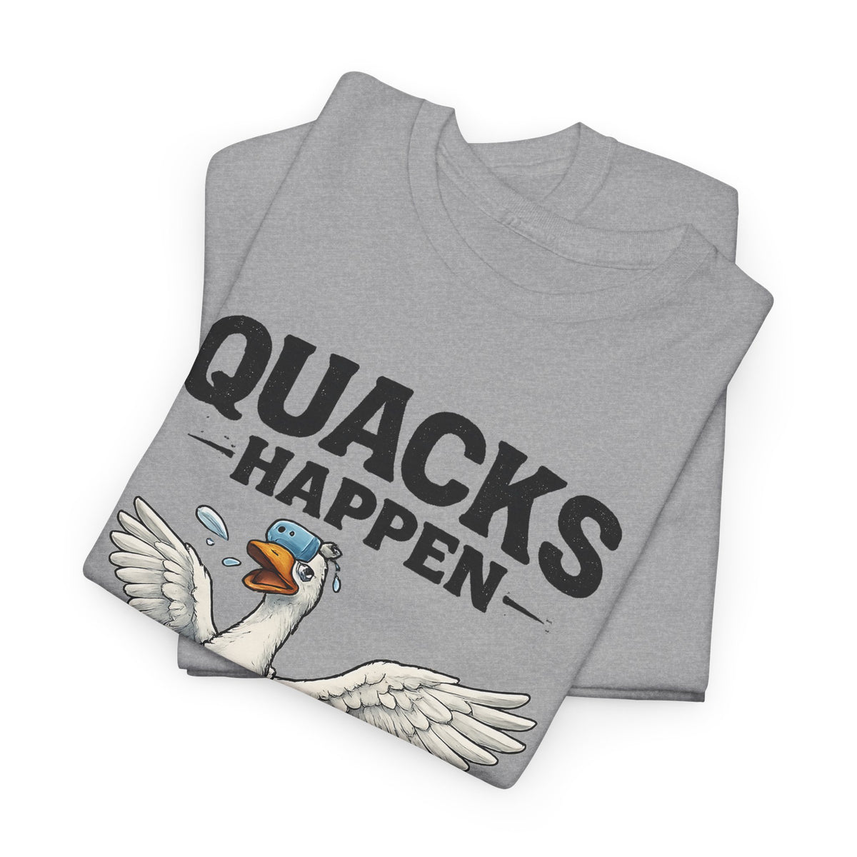 “Quacks Happen” Diabetes T-Shirt – Funny Diabetic Duck Graphic Tee
