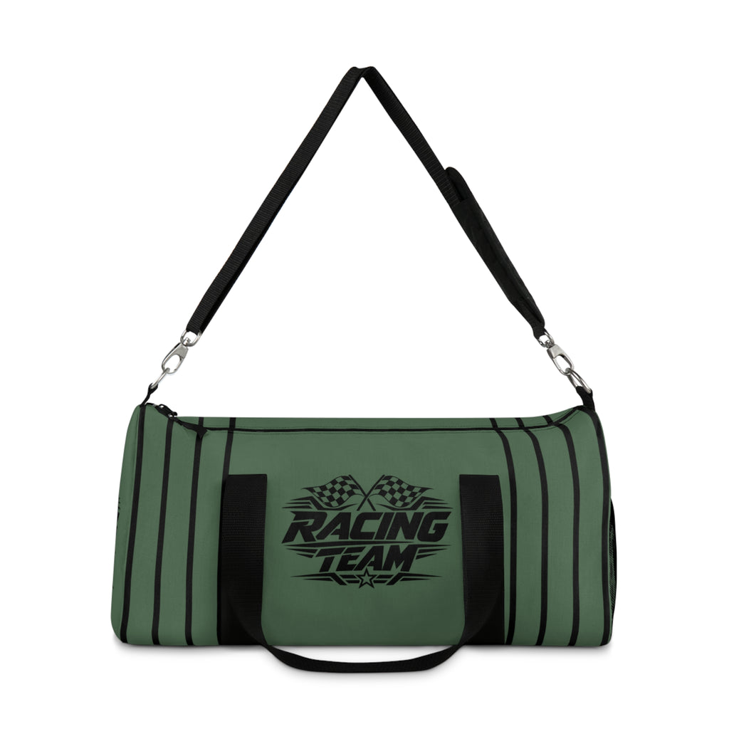 Racing Team Duffel Bag – Olive Green Motorsport Design