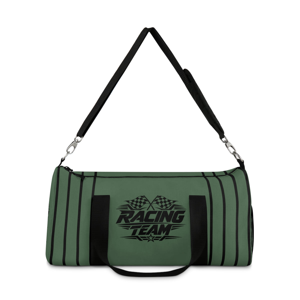 Racing Team Duffel Bag – Olive Green Motorsport Design