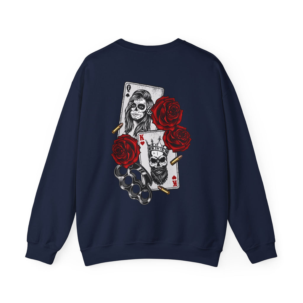 Gothic Floral Sweatshirt -  Edgy Streetwear