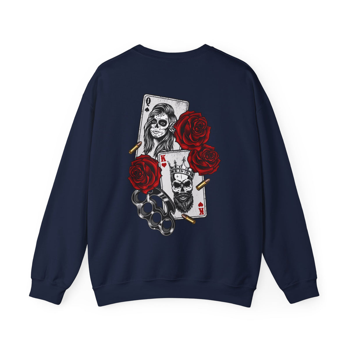 Gothic Floral Sweatshirt -  Edgy Streetwear