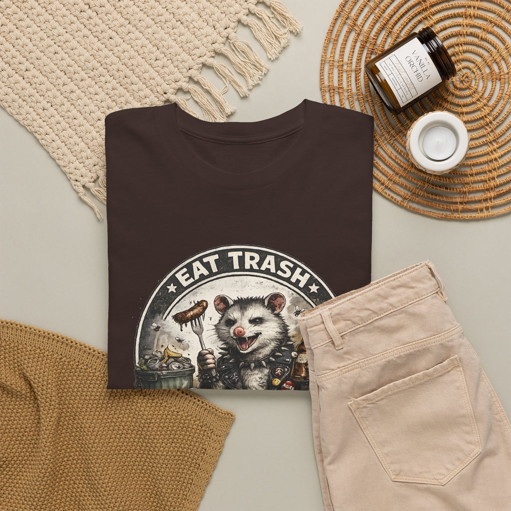 “Eat Trash, Party Hard” Opossum T-Shirt – Funny Graphic Tee